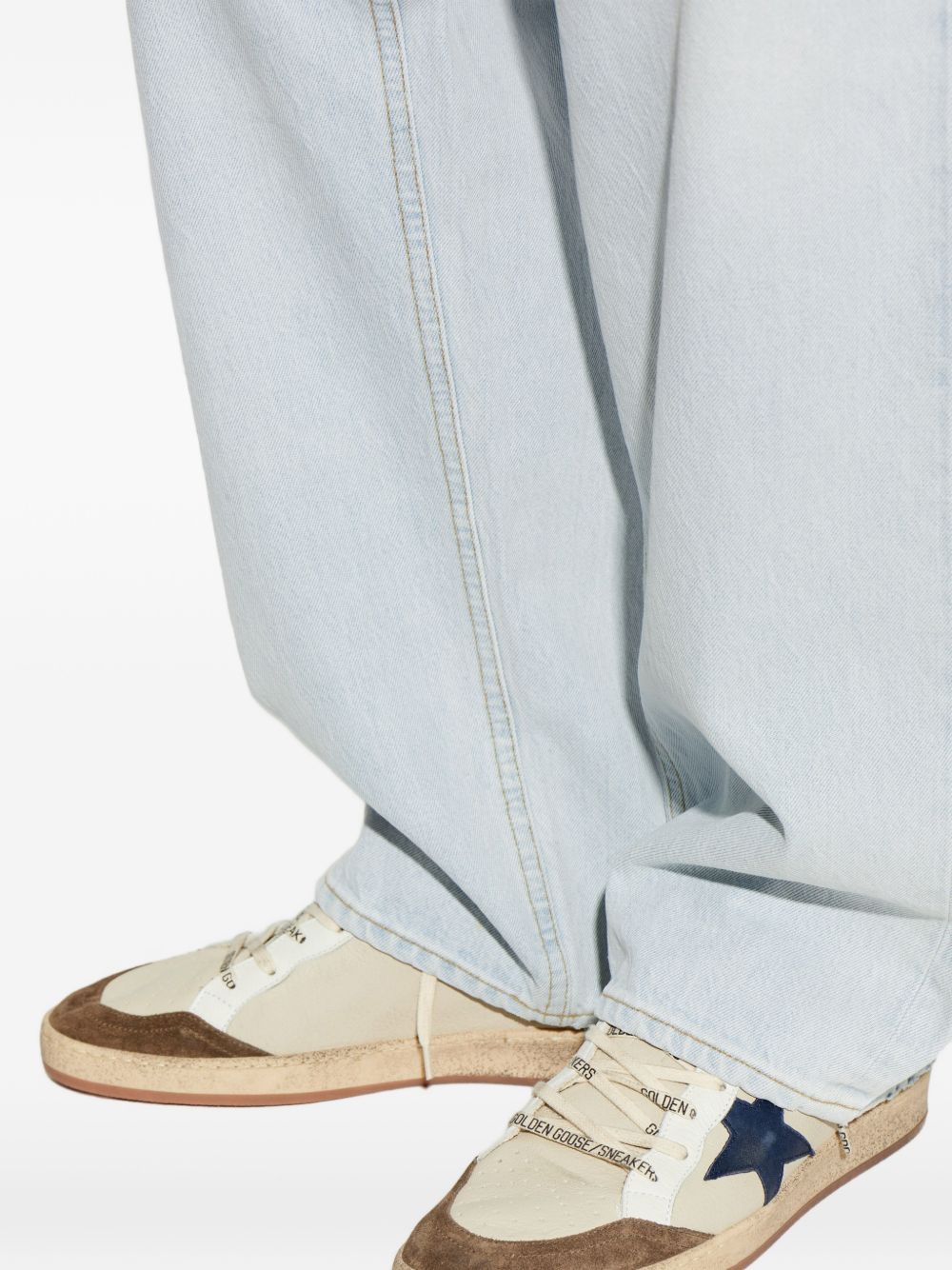 Golden Goose Men Ball Star Leather Sneakers GOLDEN GOOSE