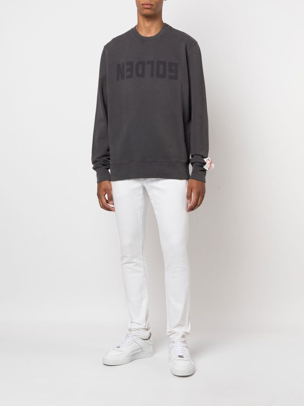 Golden Goose Men Logo Cotton Sweatshirt GOLDEN GOOSE