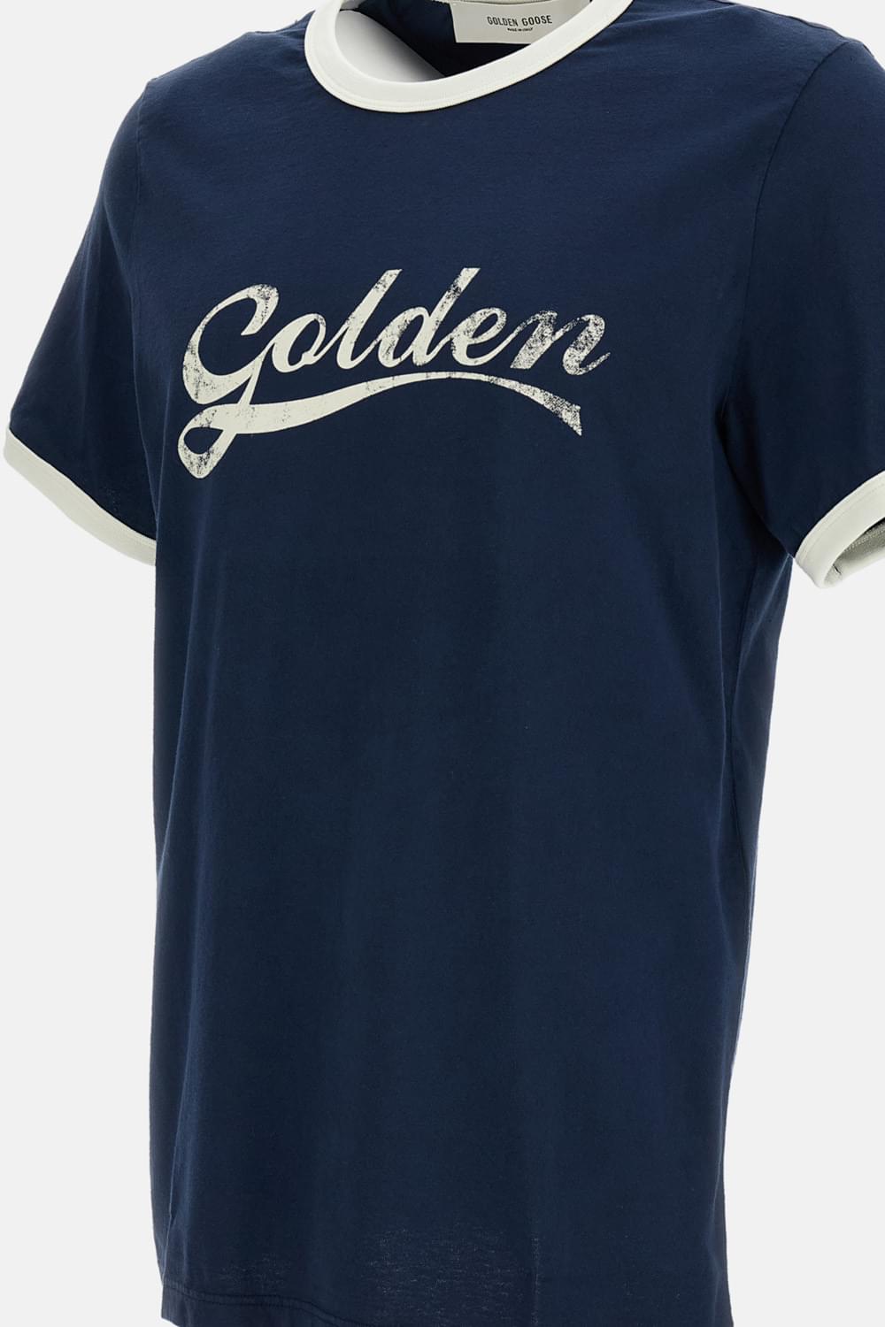 Golden Goose Men Journey M's Garment Dyed Slim T-Shirt GOLDEN GOOSE