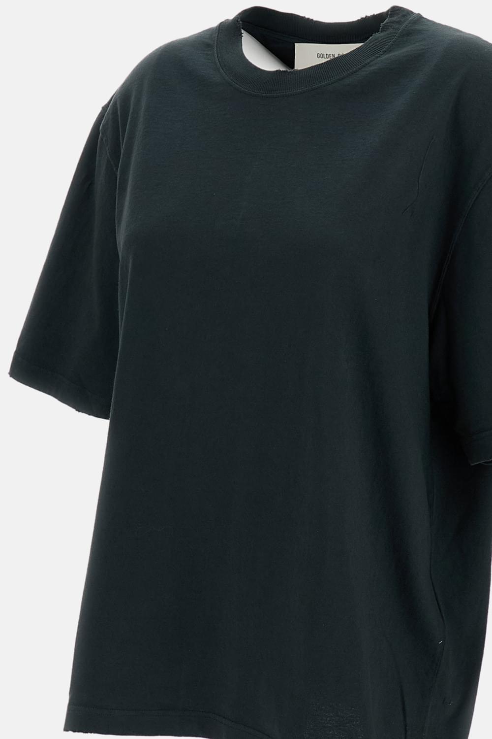 Golden Goose Men T-Shirt Relaxed Fit Logo Patch GOLDEN GOOSE