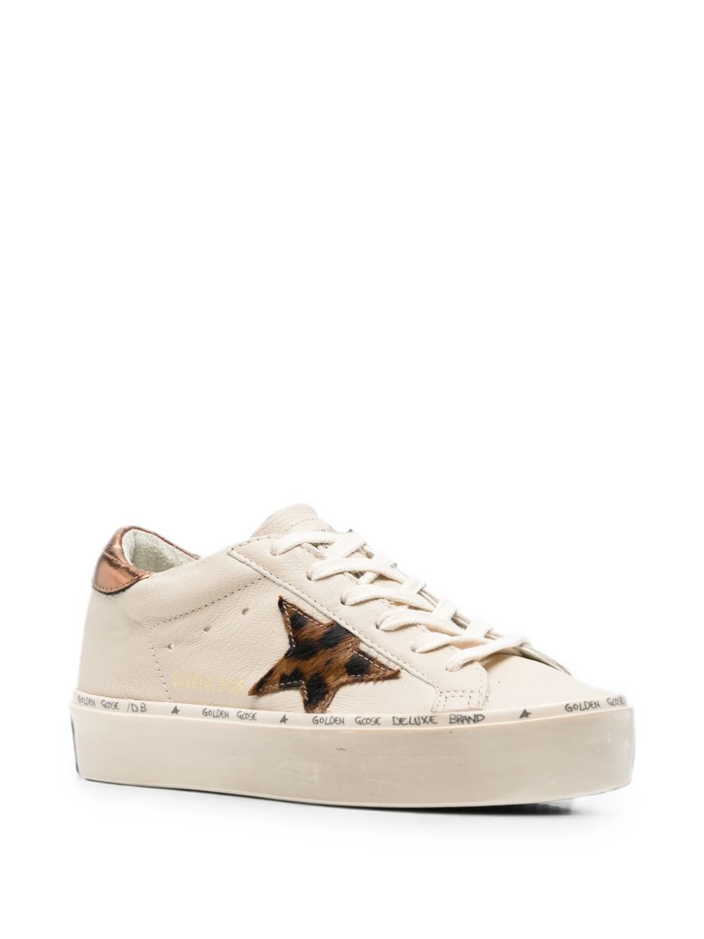 Golden Goose Women Hi Star Leather Sneakers
