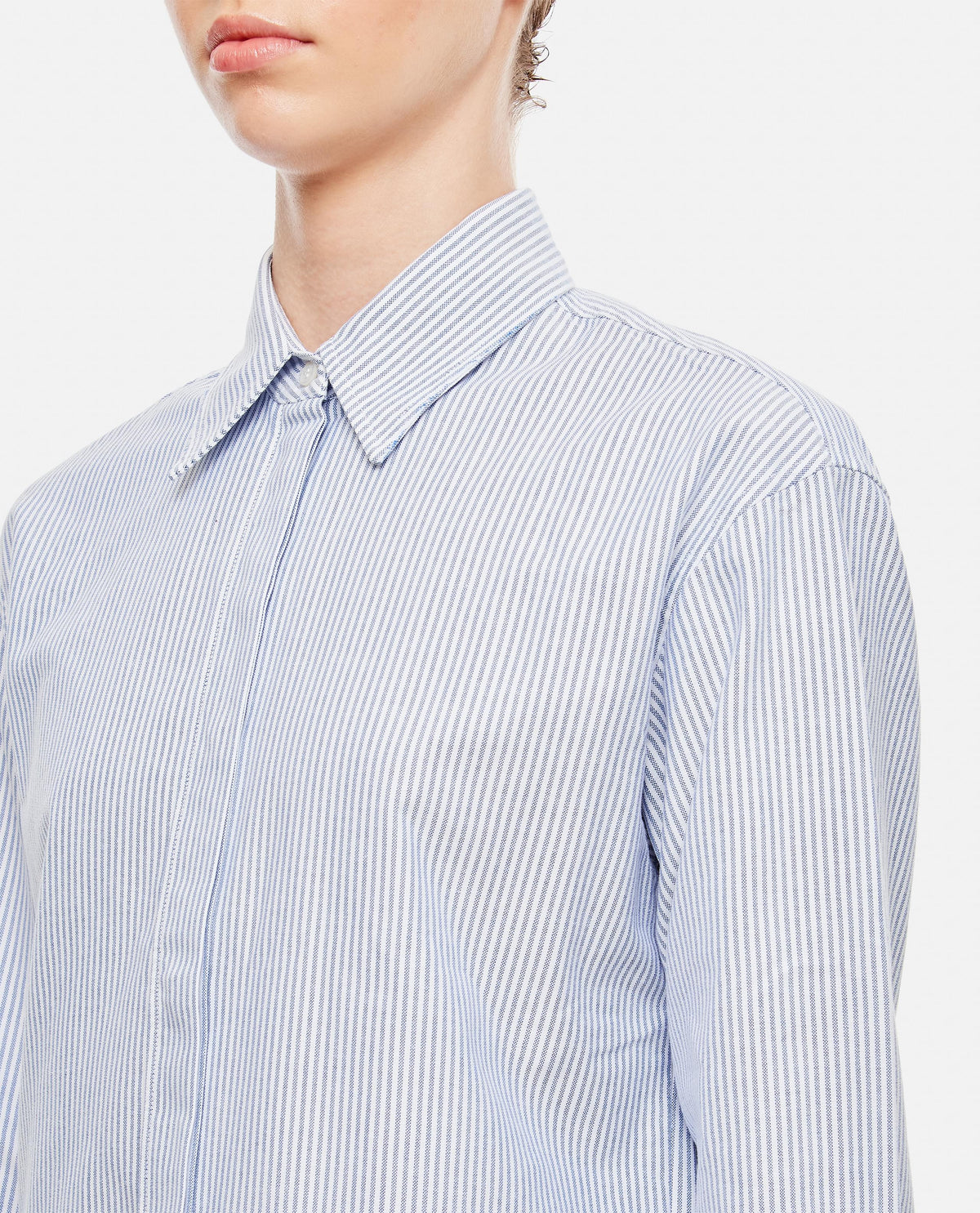 Golden Goose Women Boyfriend Shirt Striped Oxford Cotton GOLDEN GOOSE