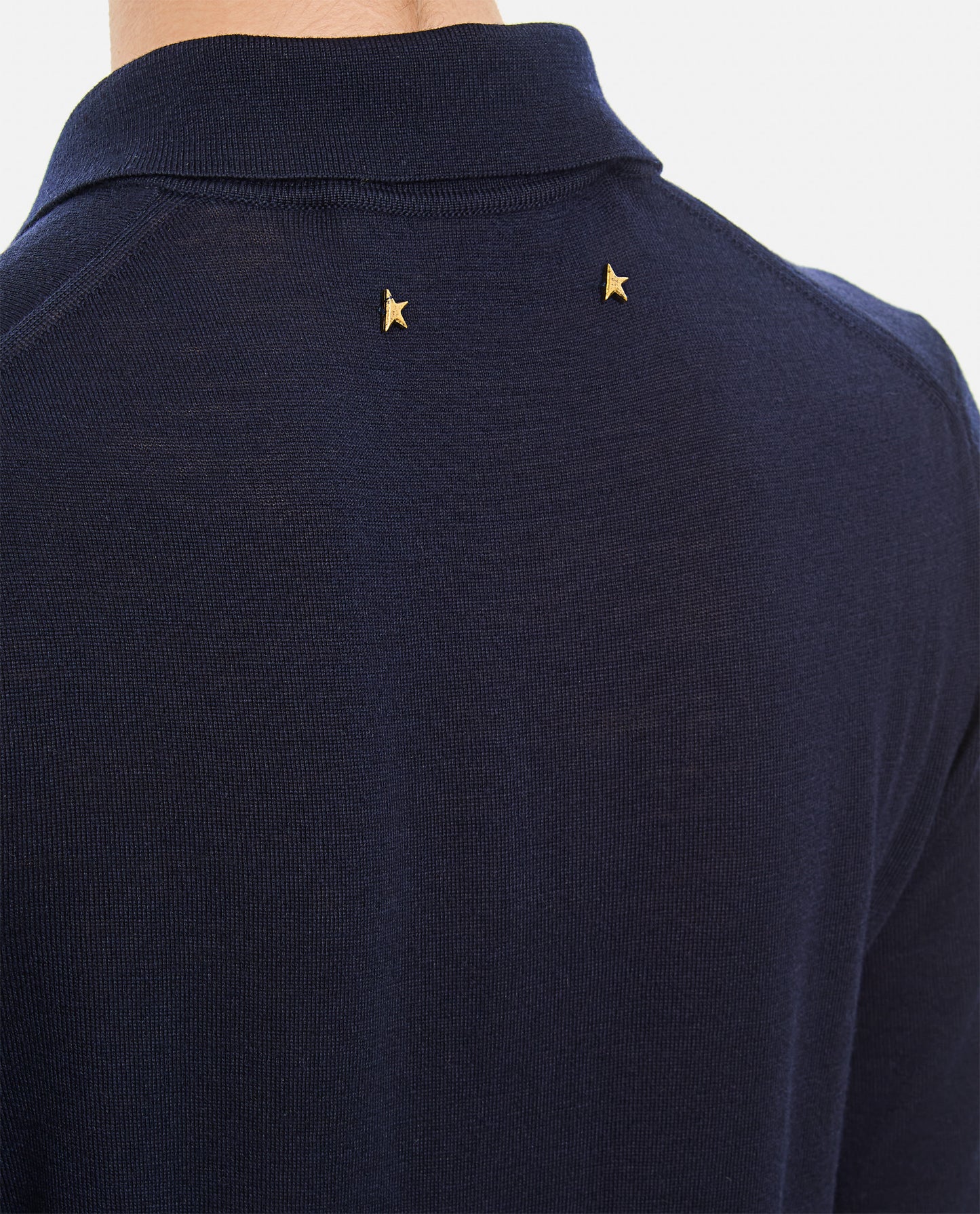 Golden Goose Women Long-Sleeved Virgin Wool Polo Sweater GOLDEN GOOSE