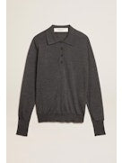 Golden Goose Women Long-Sleeved Virgin Wool Polo Shirt GOLDEN GOOSE