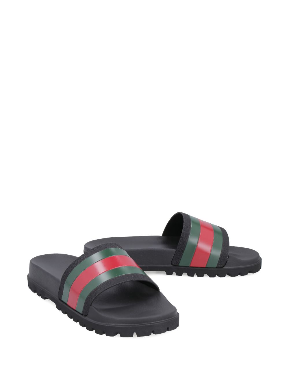 Gucci Men Web Pool Slides