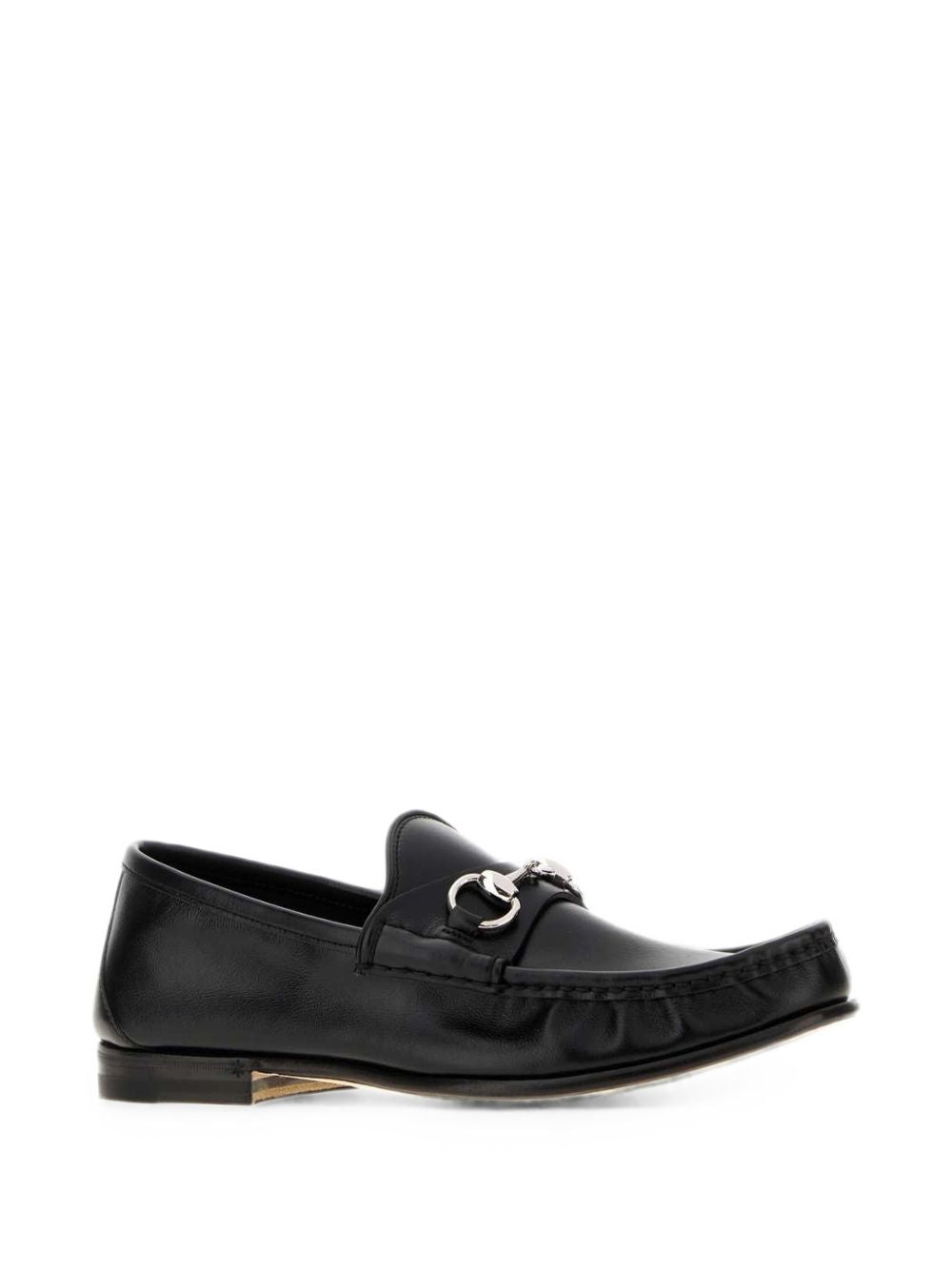 Gucci Men Gucci Lugano Leather Loafers