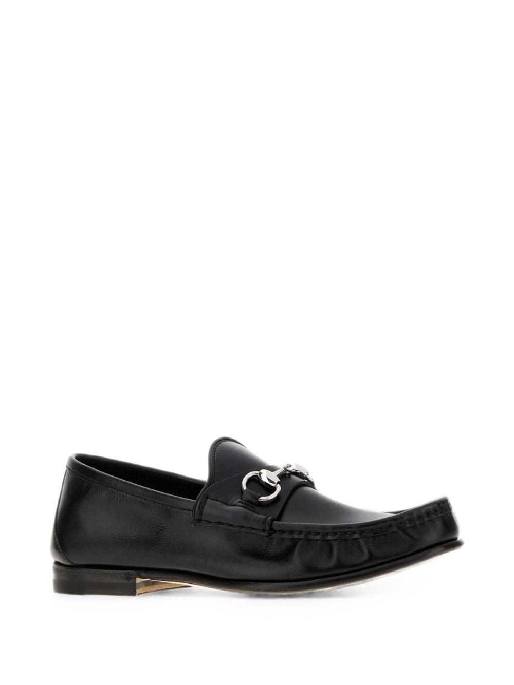 Gucci Men Gucci Lugano Leather Loafers GUCCI