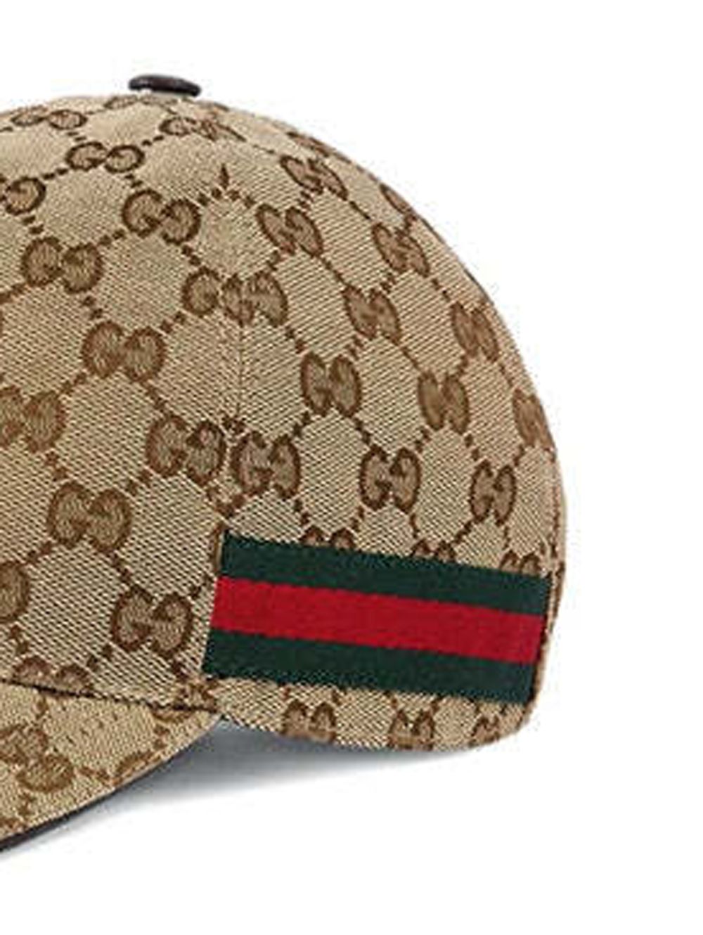 Gucci Men Web Detail Gg Baseball Cap GUCCI