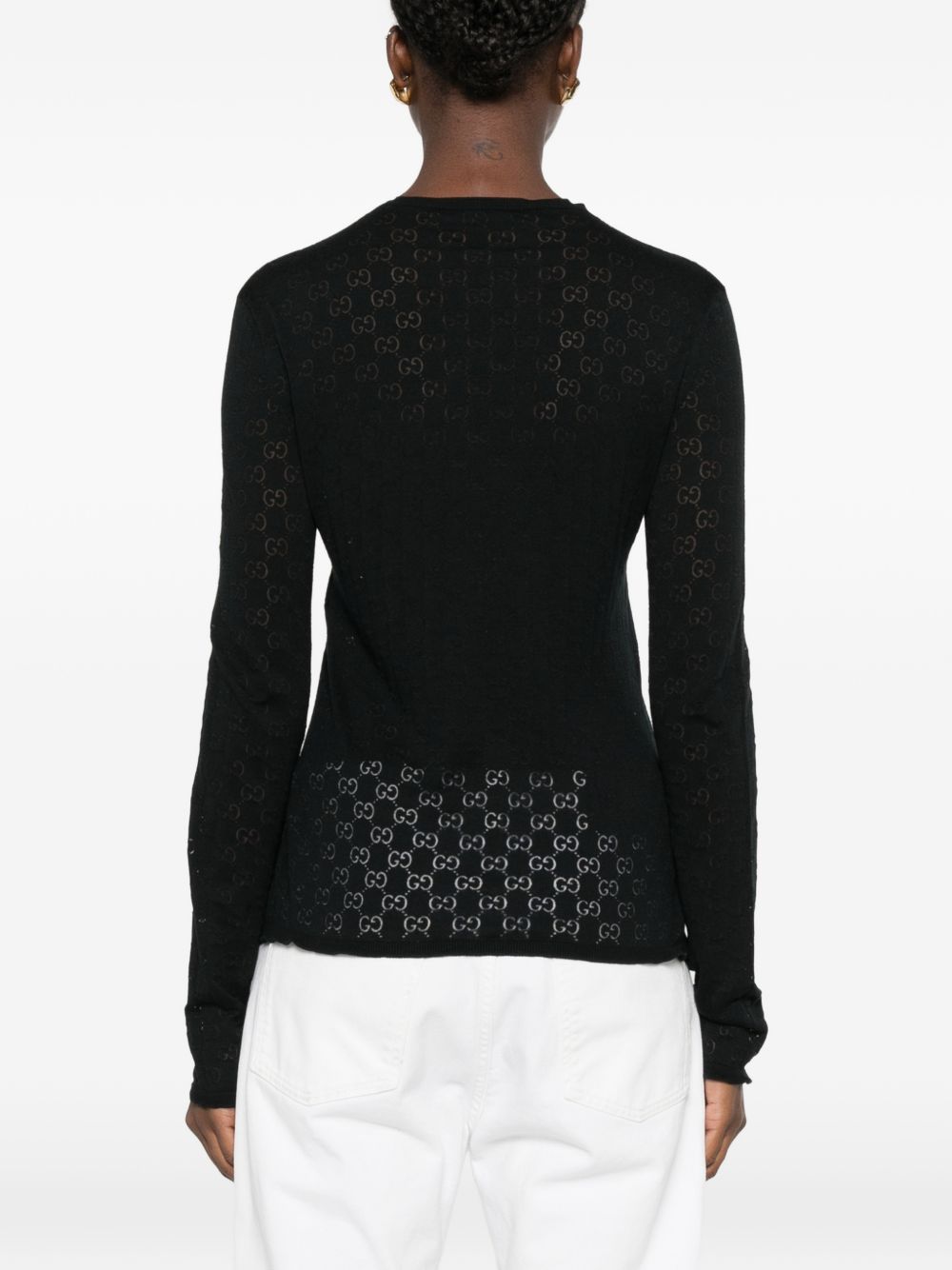 Gucci Women Gg Cotton Sweater GUCCI