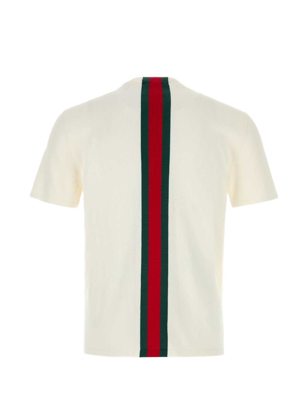Gucci Men Web Detail Cotton T-Shirt GUCCI