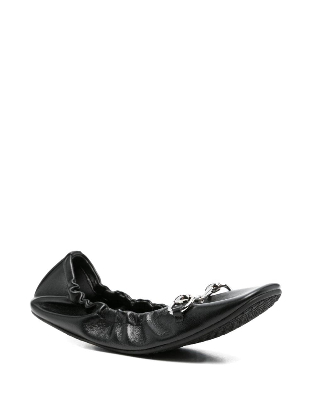 Gucci Women Prima Leather Ballets GUCCI
