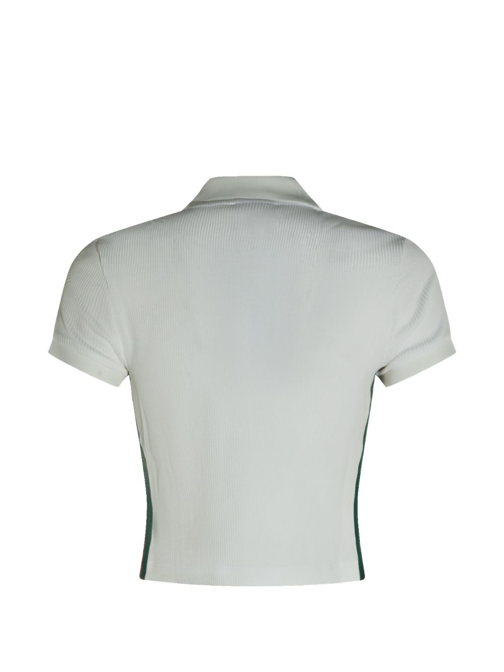 Gucci Women Web Detail Cotton Polo Shirt GUCCI