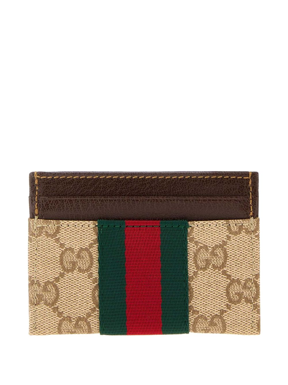 Gucci Women Web Detail Card Case GUCCI