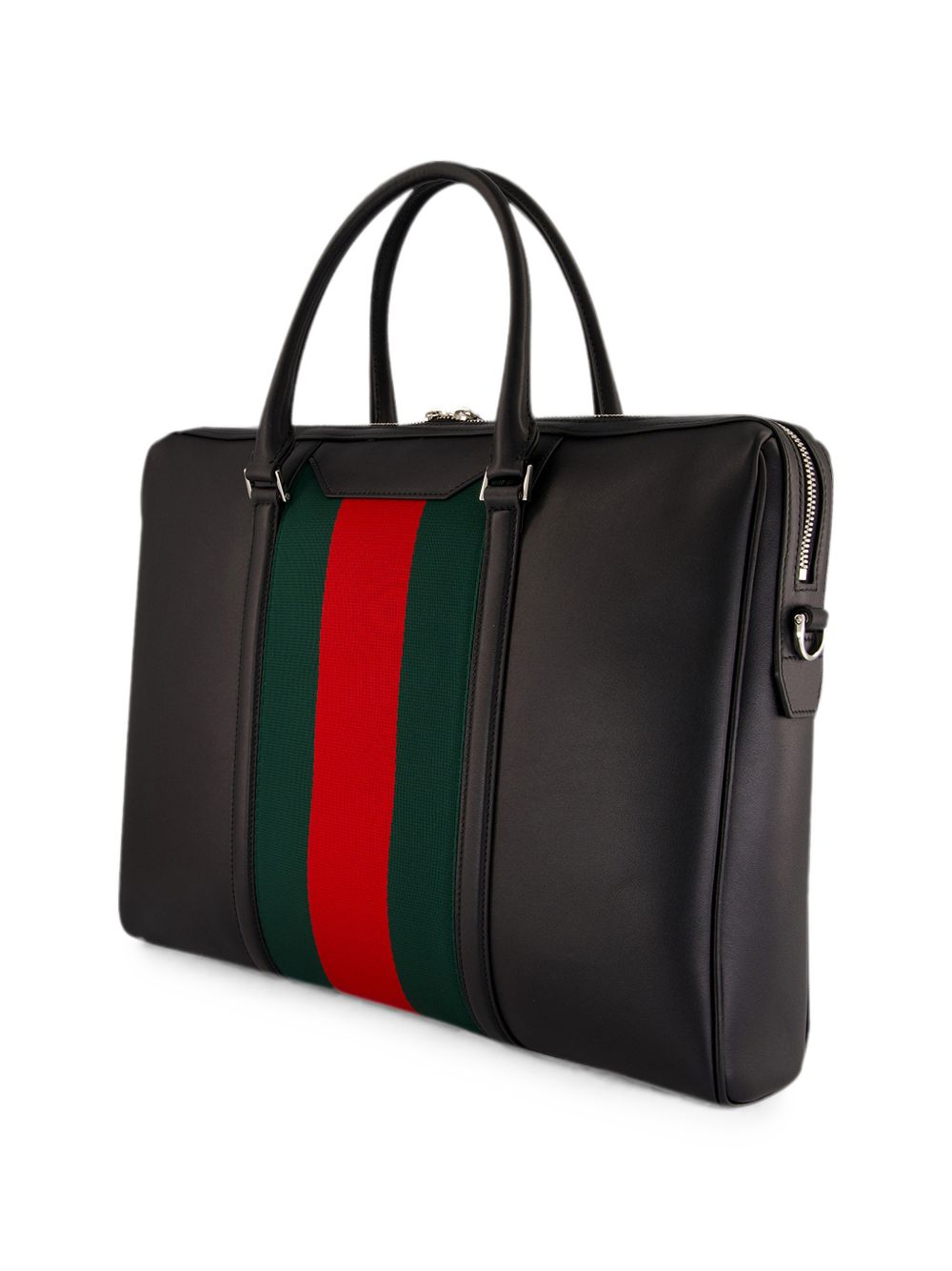 Gucci Men Mega Web Trademark Briefcase GUCCI