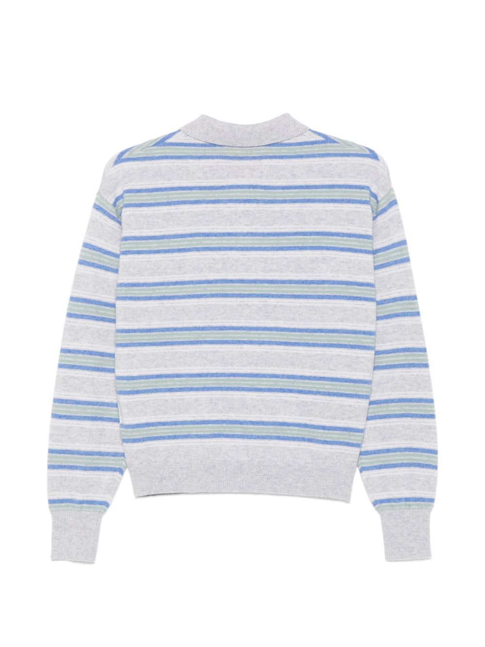 Guest In Residence Women Cashmere Striped Polo Shirt GUEST IN RESIDENCE
