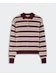 Guest In Residence Women Collegiate Striped Cashmere Polo Sweater GUEST IN RESIDENCE