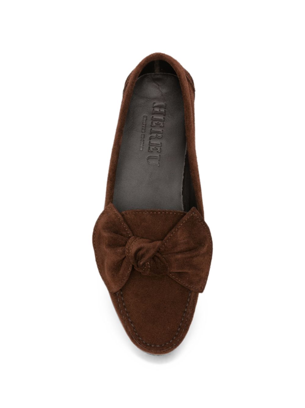 Hereu Women Corbati Suede Leather Loafers HEREU