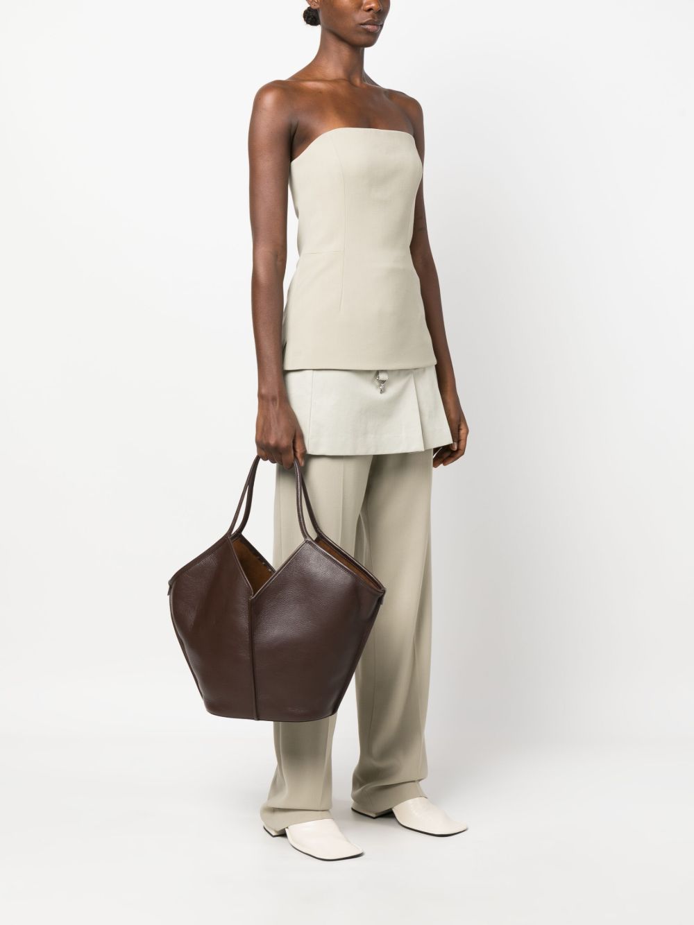 Hereu Women Calella Leather Tote Bag