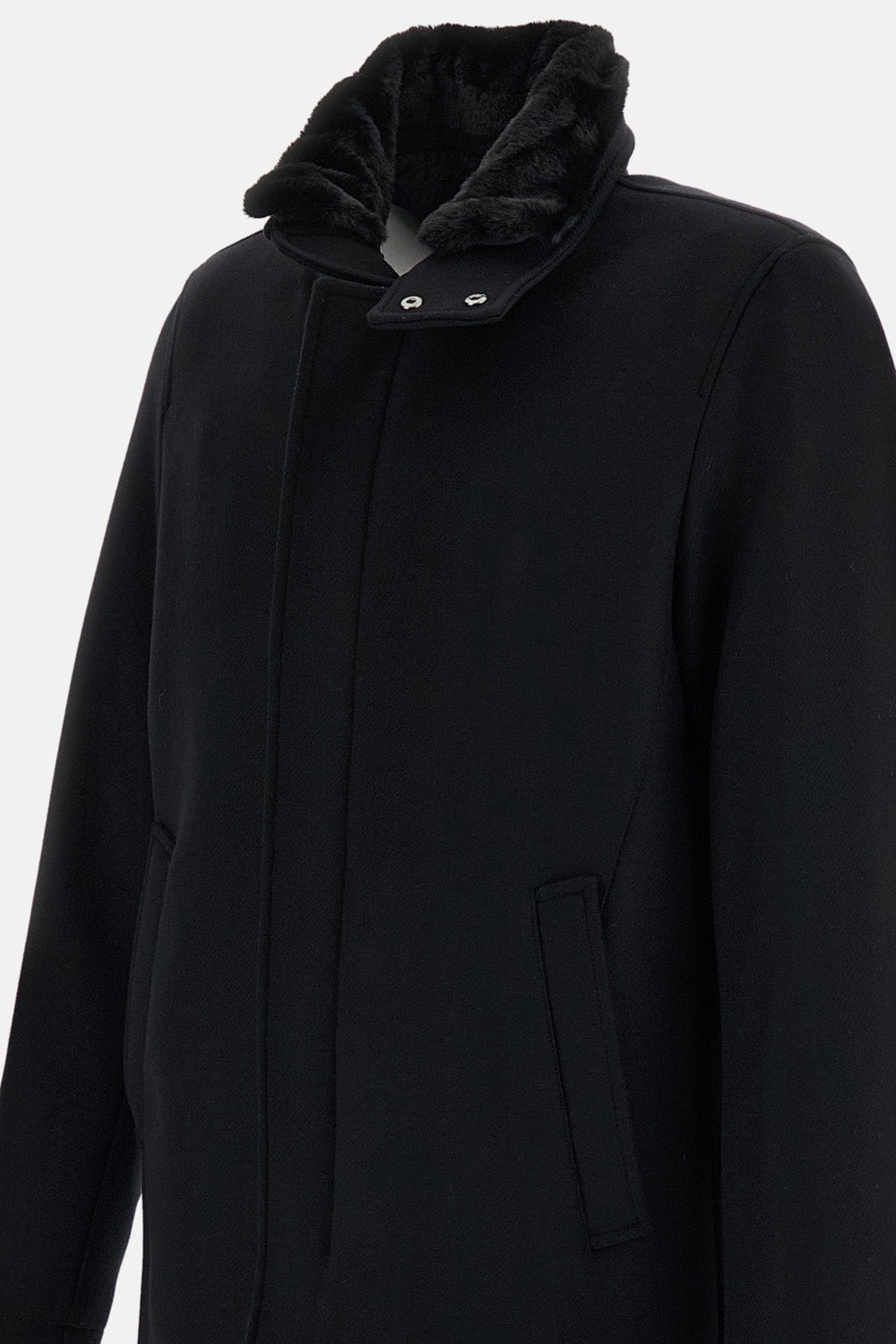 Herno Men Ecowool + Light Faux Fur HERNO