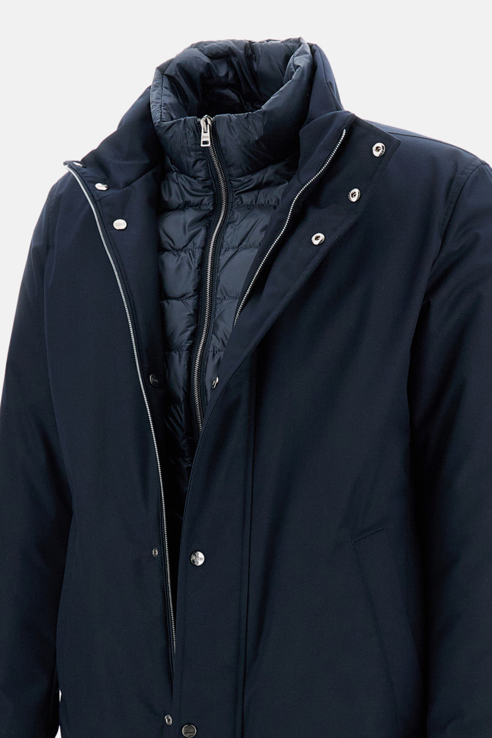 Herno Men Coat In New Business Fabric HERNO