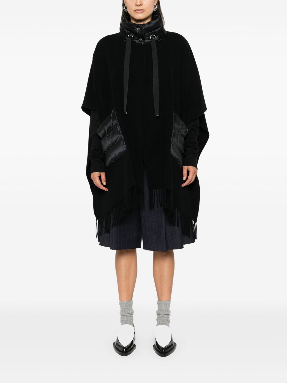 Herno Women Wool And Nylon Cape HERNO