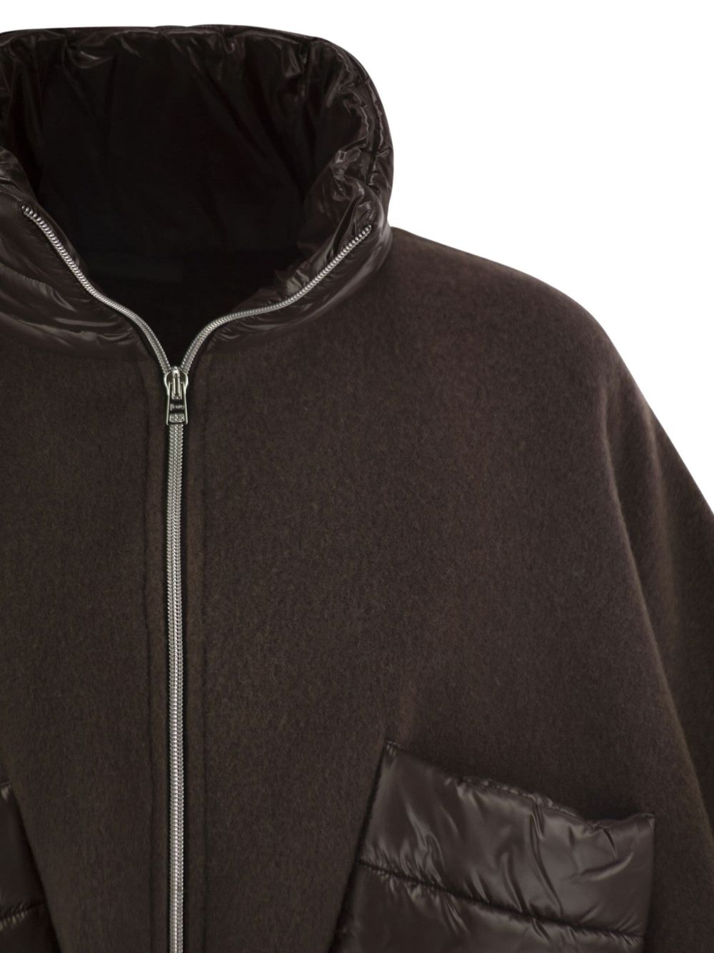 Herno Women Wool And Nylon Short Down Jacket HERNO