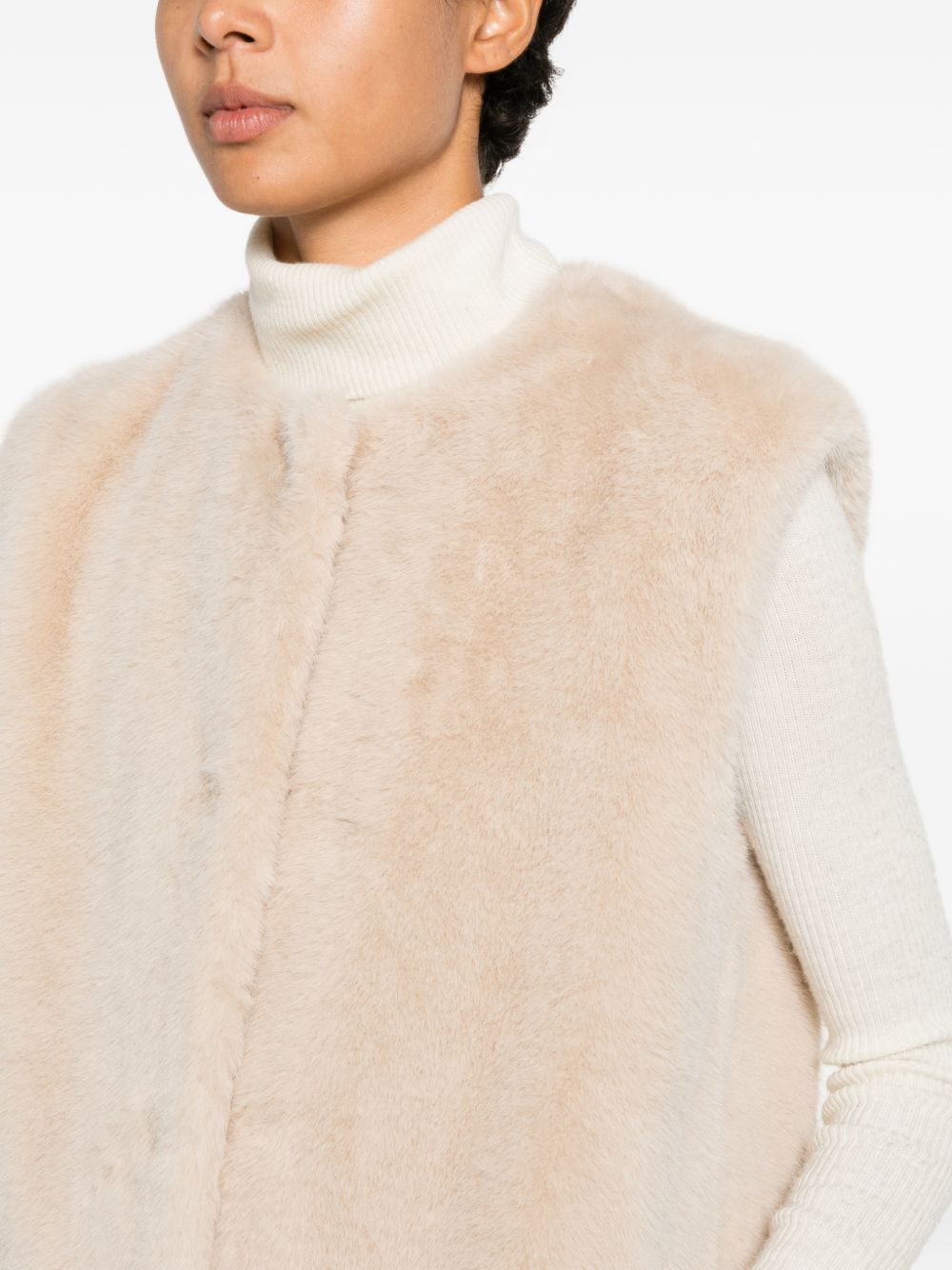Herno Women Faux Fur Vest HERNO