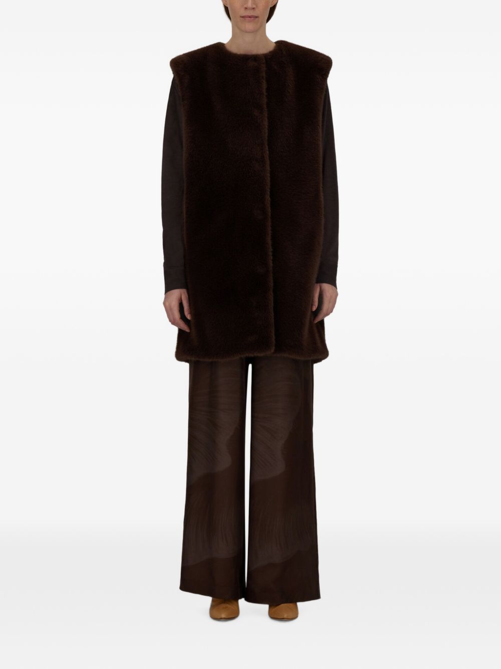 Herno Women Faux Fur Vest HERNO