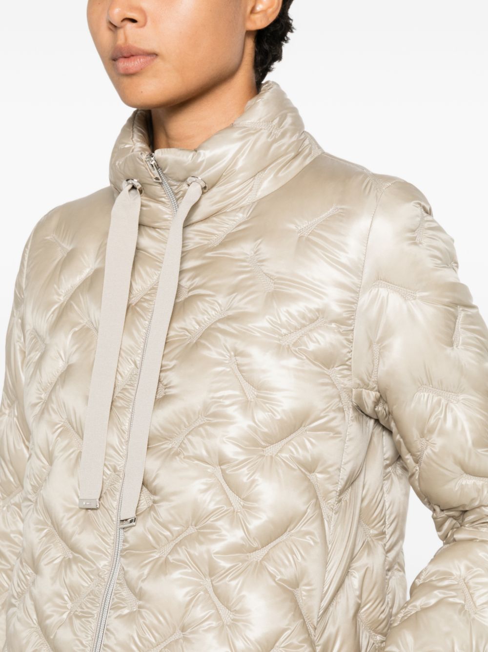 Herno Women Quilted Midi Down Jacket HERNO