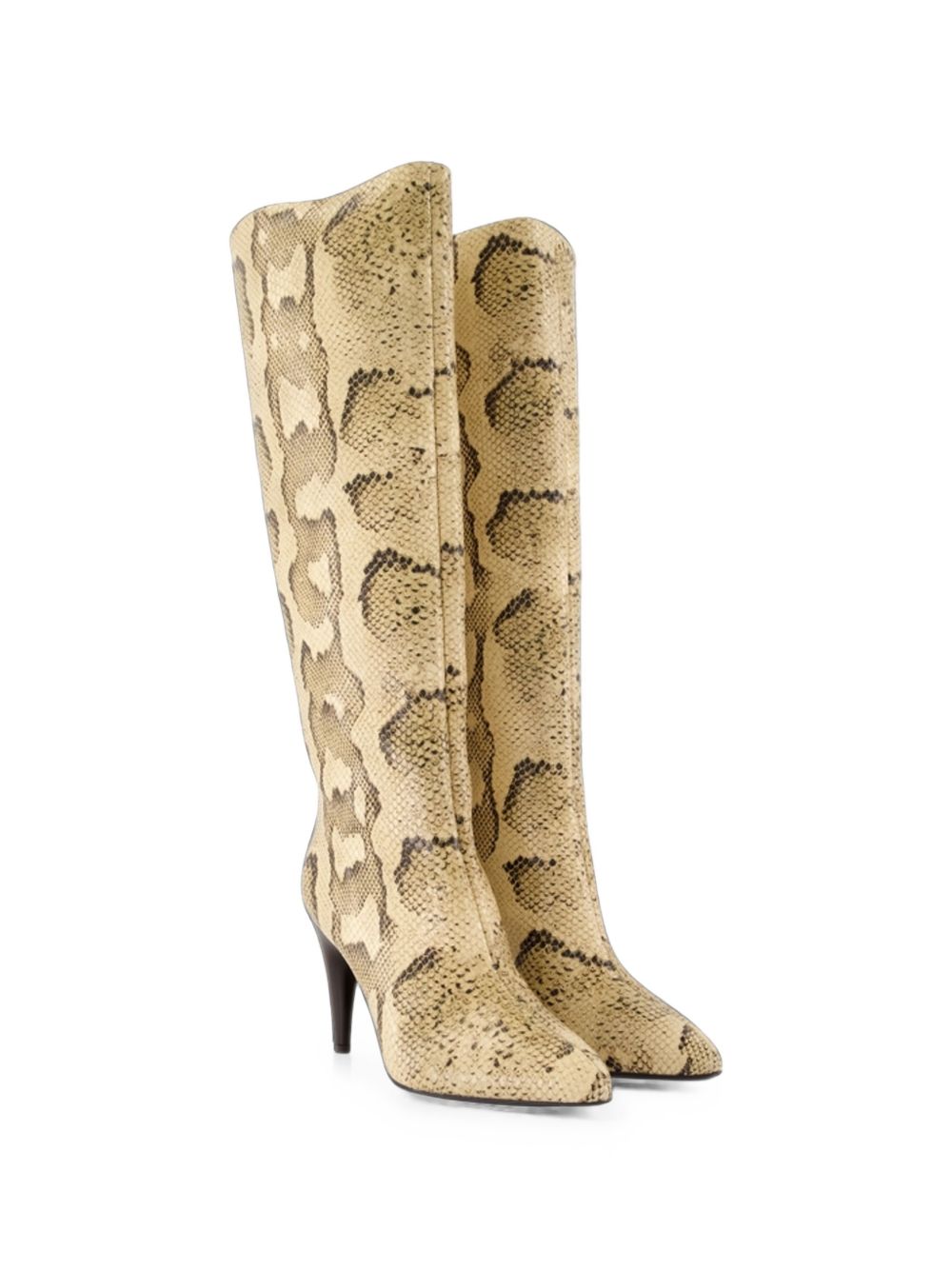 Isabel Marant Women Jany Leather Heel Boots ISABEL MARANT
