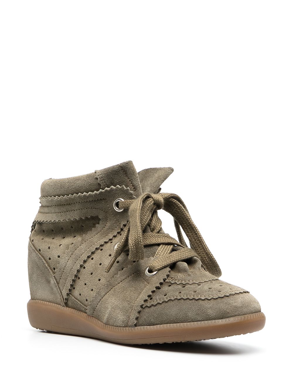 Isabel Marant Women Bobby Suede Leather Sneakers ISABEL MARANT