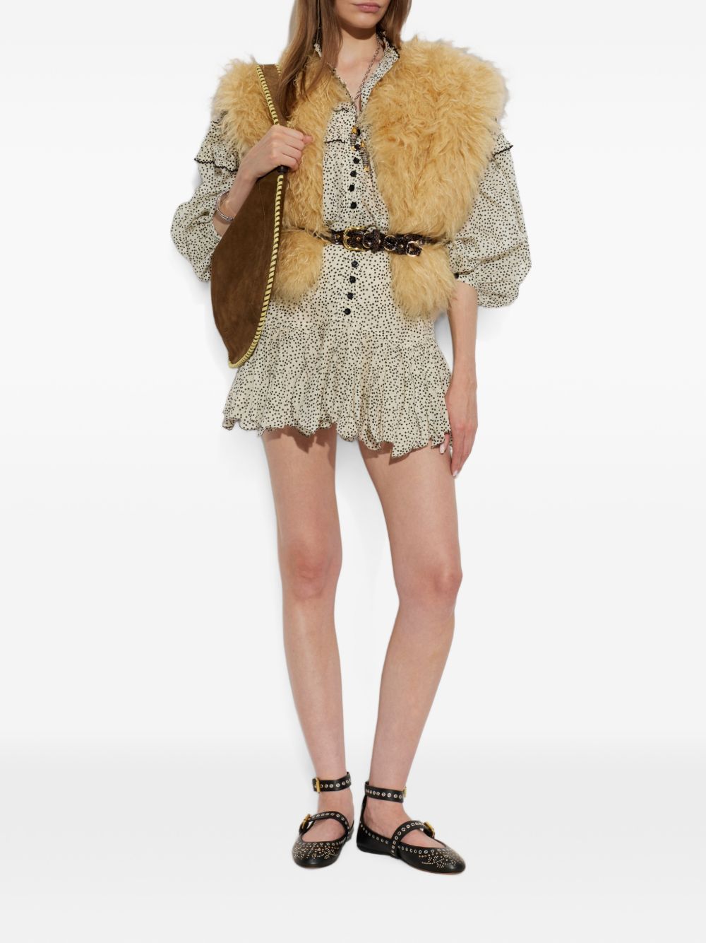 Isabel Marant Women Florana Faux Fur Vest ISABEL MARANT