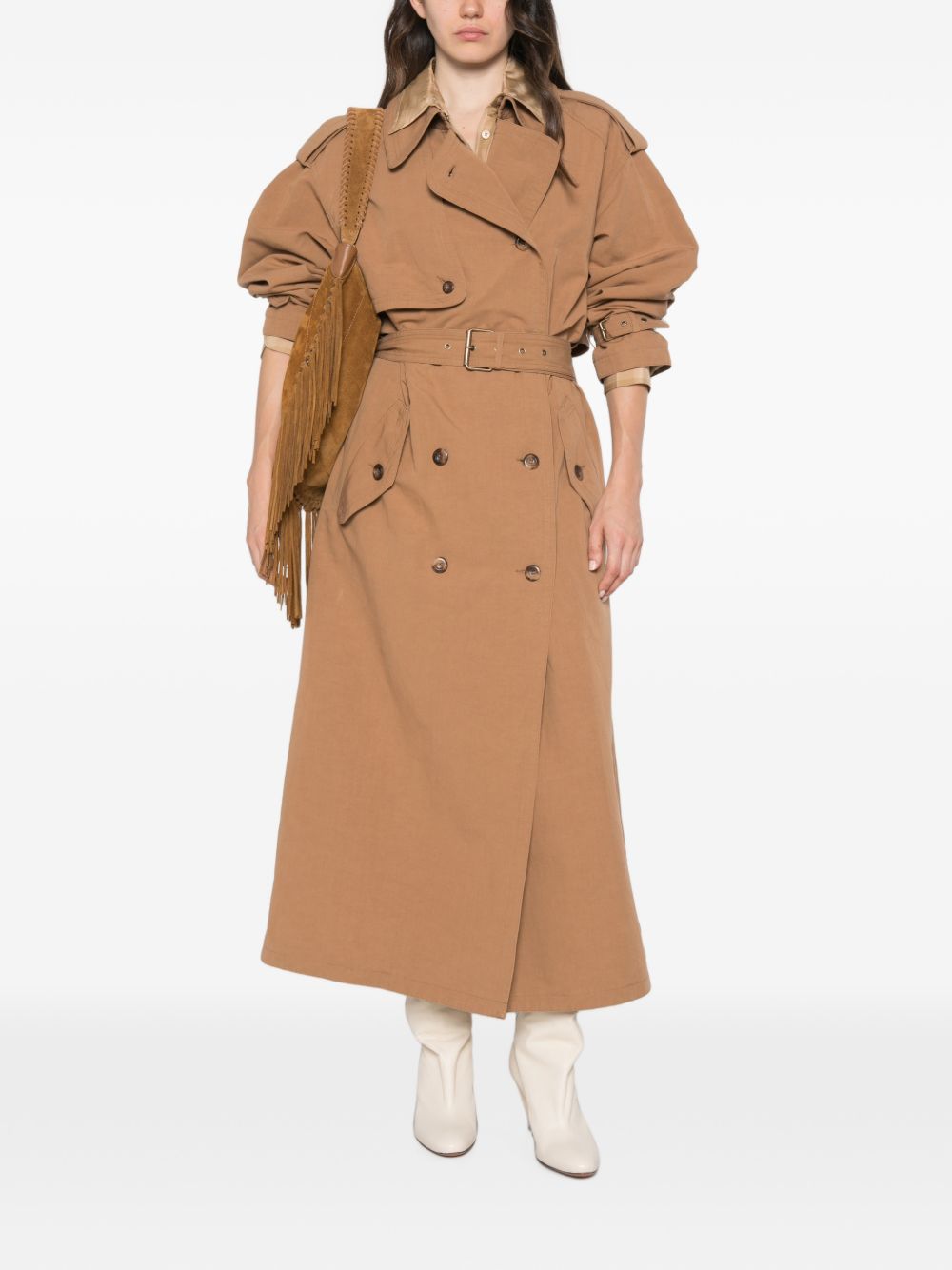 Isabel Marant Women Violette Cotton Trench Coat ISABEL MARANT