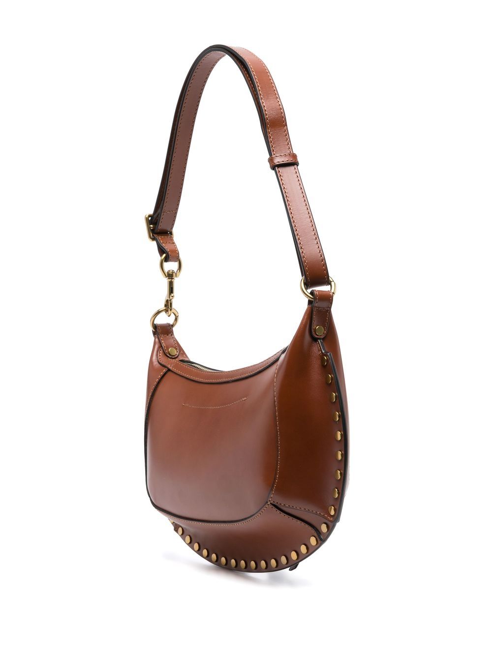 Isabel Marant Women Oskan Moon Leather Shoulder Bag ISABEL MARANT