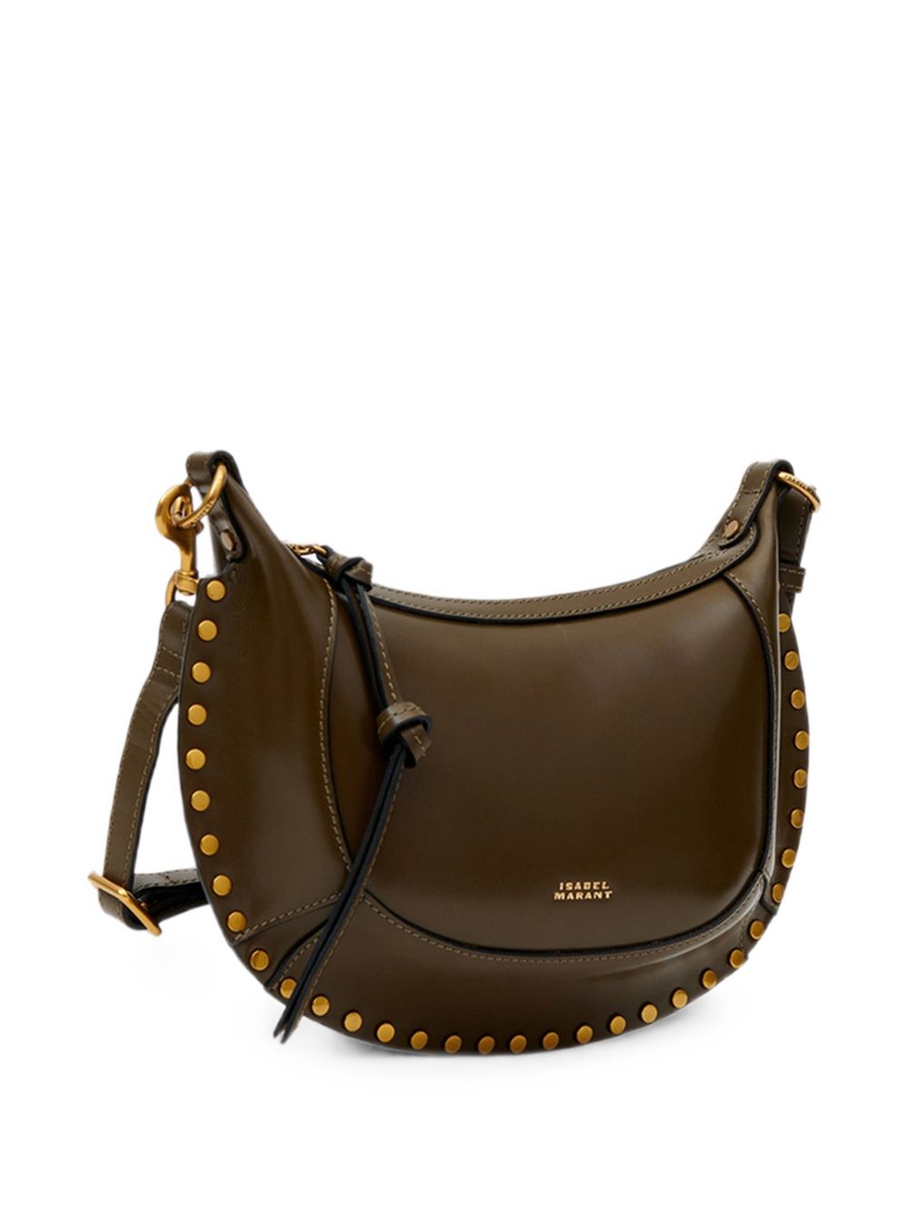 Isabel Marant Women Oskan Moon Leather Shoulder Bag