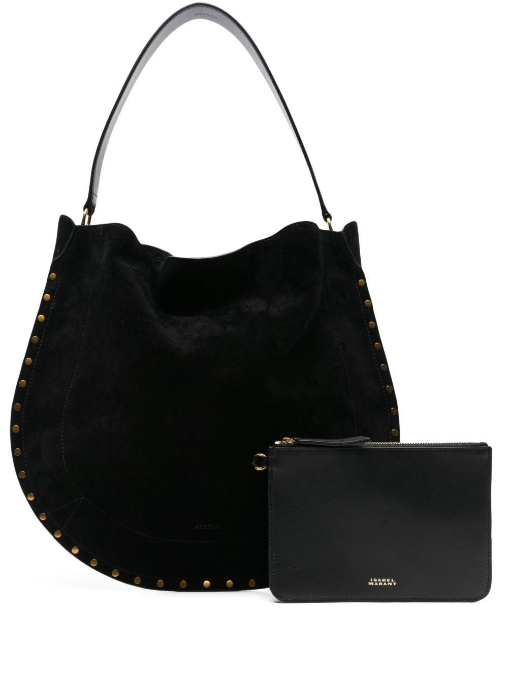 Isabel Marant Women Oskan Suede Leather Hobo Bag ISABEL MARANT