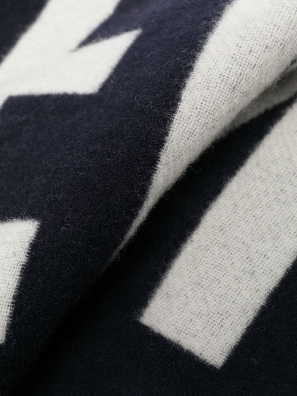 Jacquemus Men Logo Wool Scarf