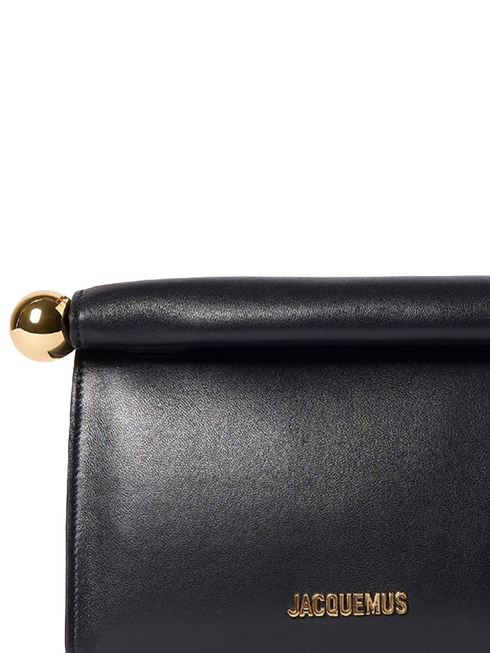Jacquemus Women Le Sac Rond Carre Leather Clutch JACQUEMUS