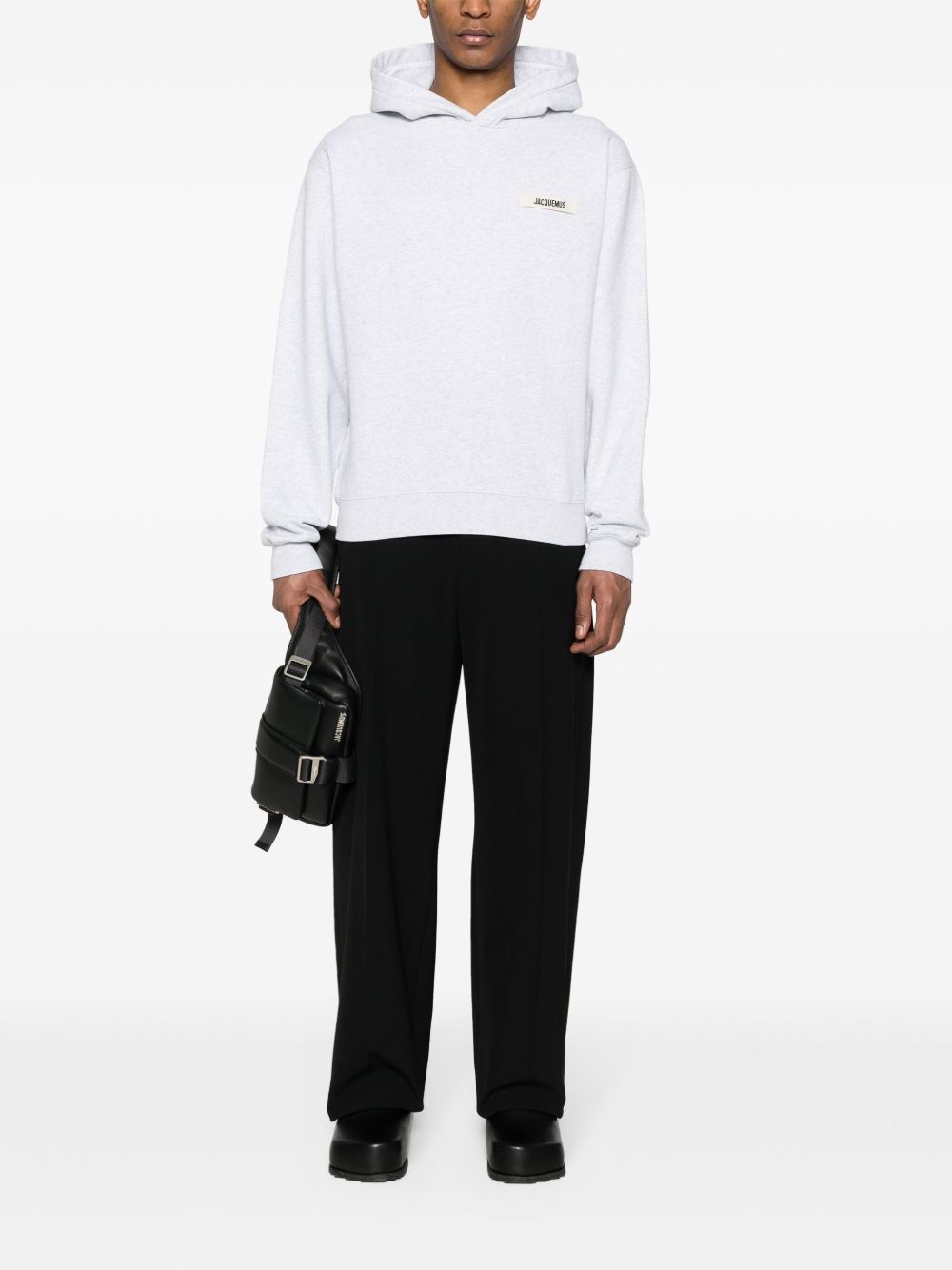 Jacquemus Men Logo Cotton Hoodie JACQUEMUS