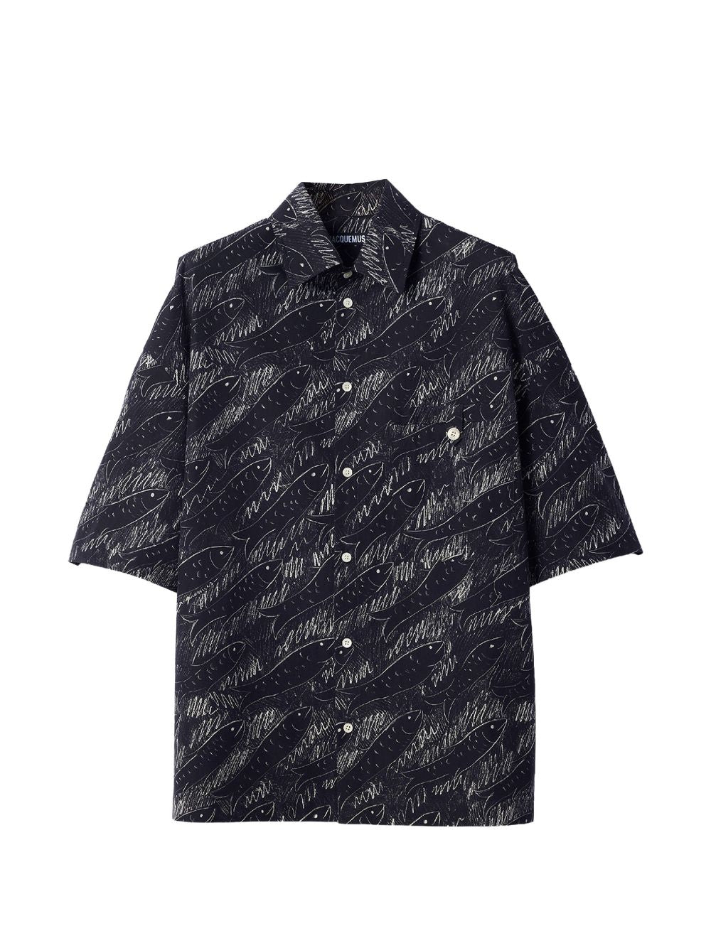 Jacquemus Men Logo Cotton Shirt