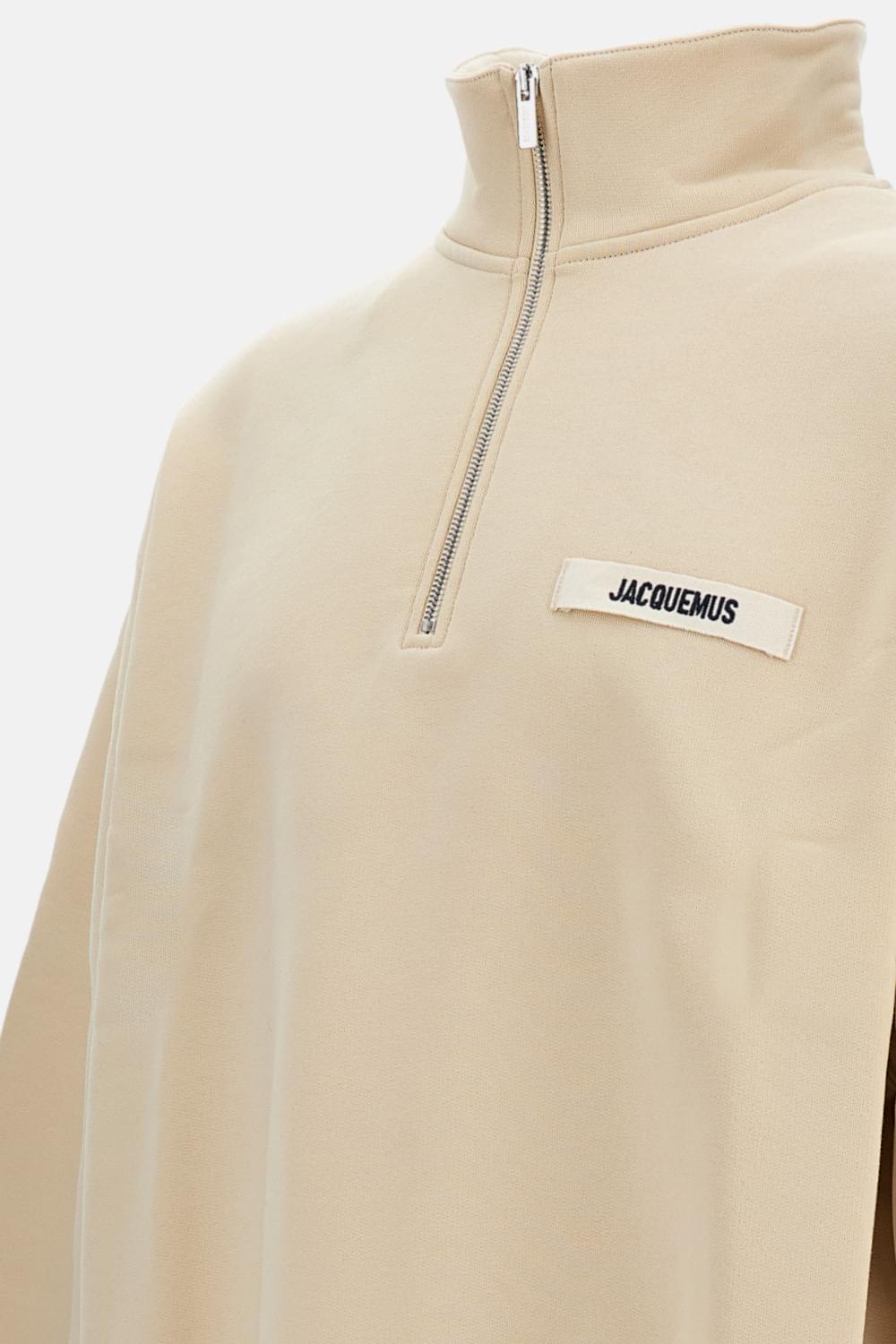 Jacquemus Men Gros Grain Sweatshirt With Zip JACQUEMUS