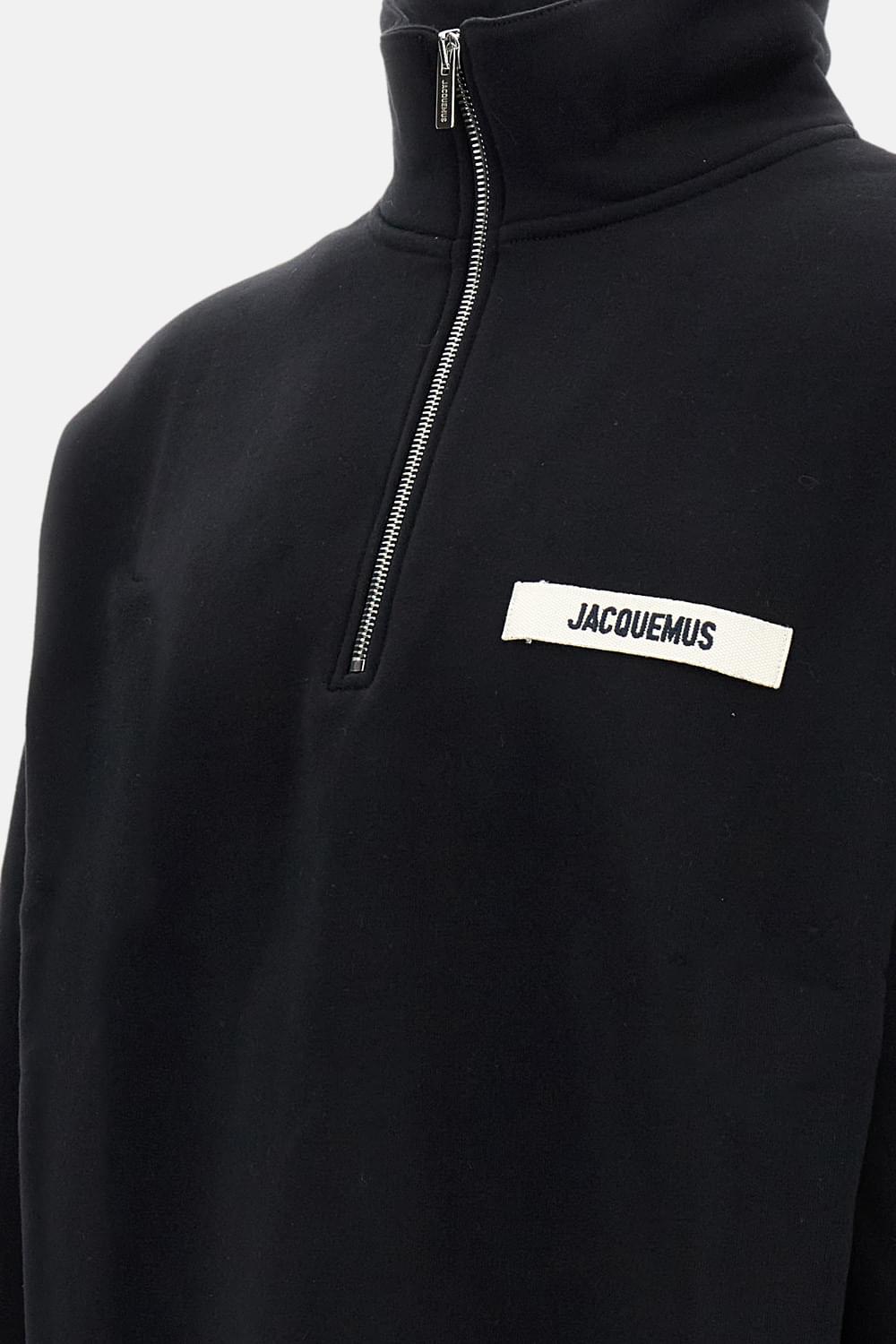 Jacquemus Men Zip Sweatshirt 'Le Camionneur Gros Grain' JACQUEMUS