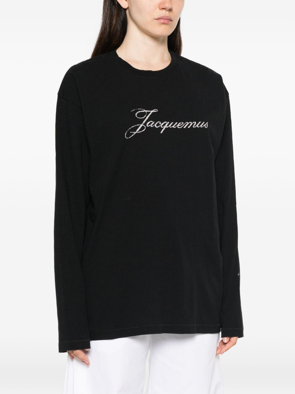 Jacquemus Women Logo Cotton T-Shirt JACQUEMUS