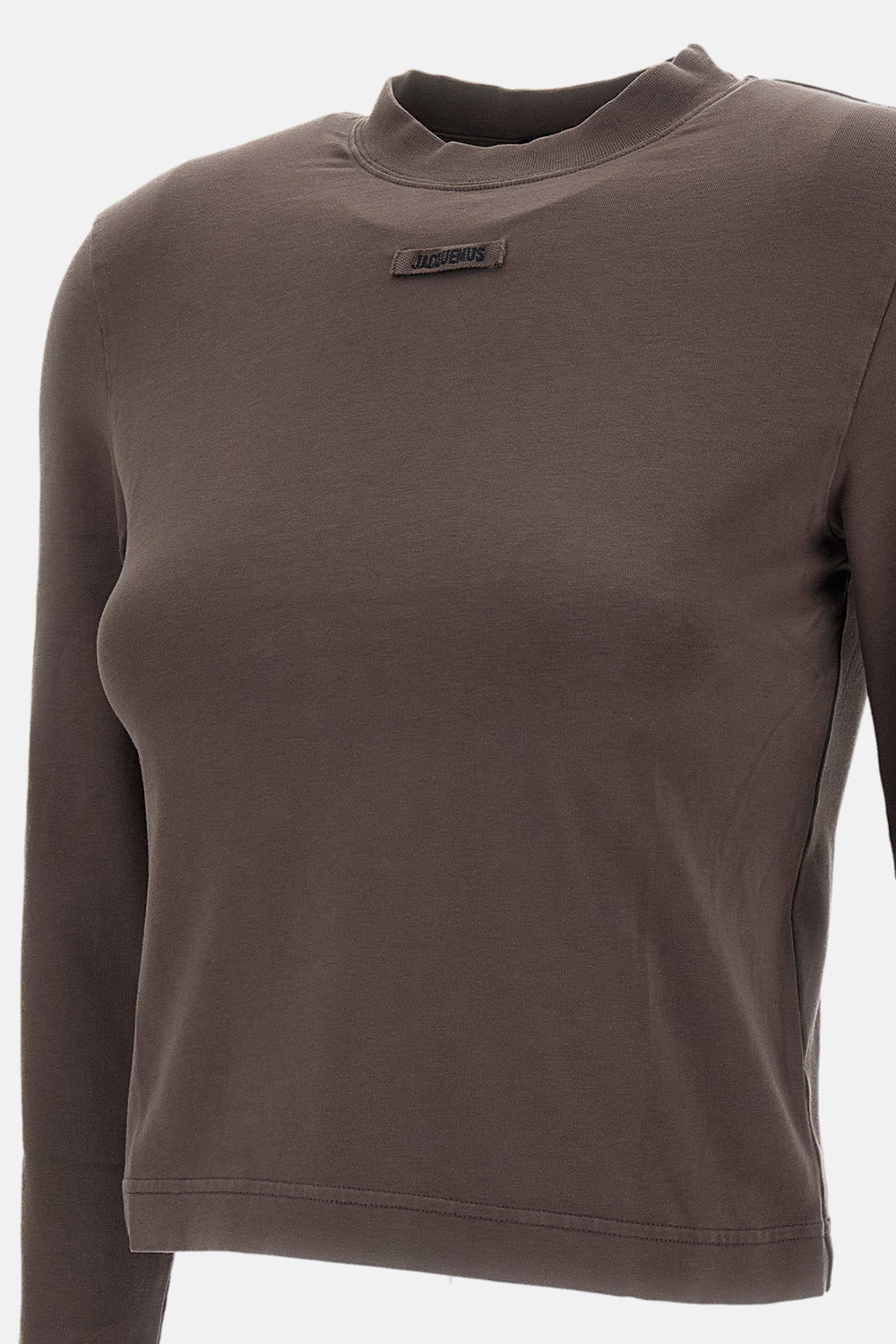 Jacquemus Women Long Sleeved Gros Grain T-Shirt JACQUEMUS