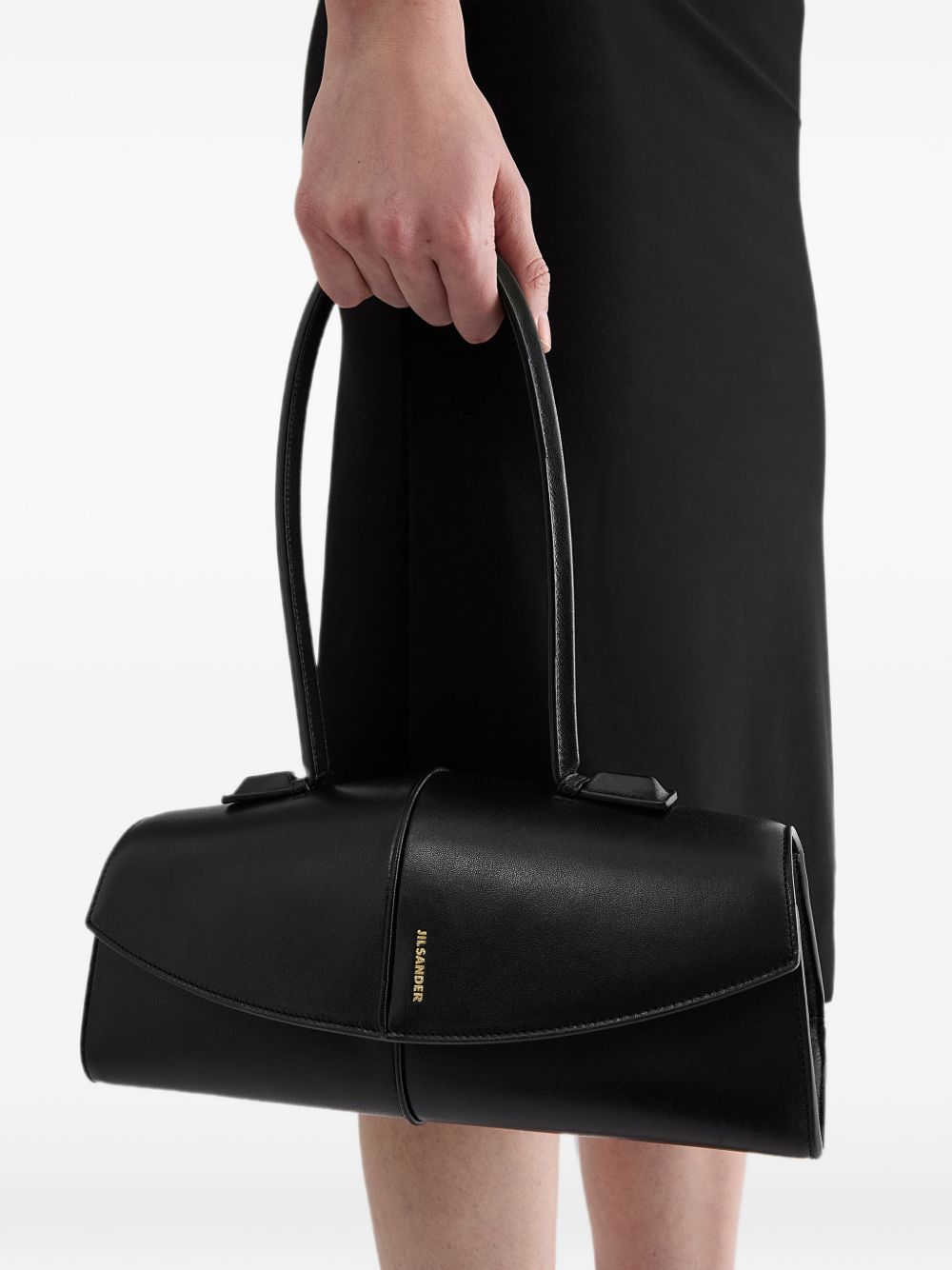 Jil Sander Women Linea Leather Shoulder Bag JIL SANDER