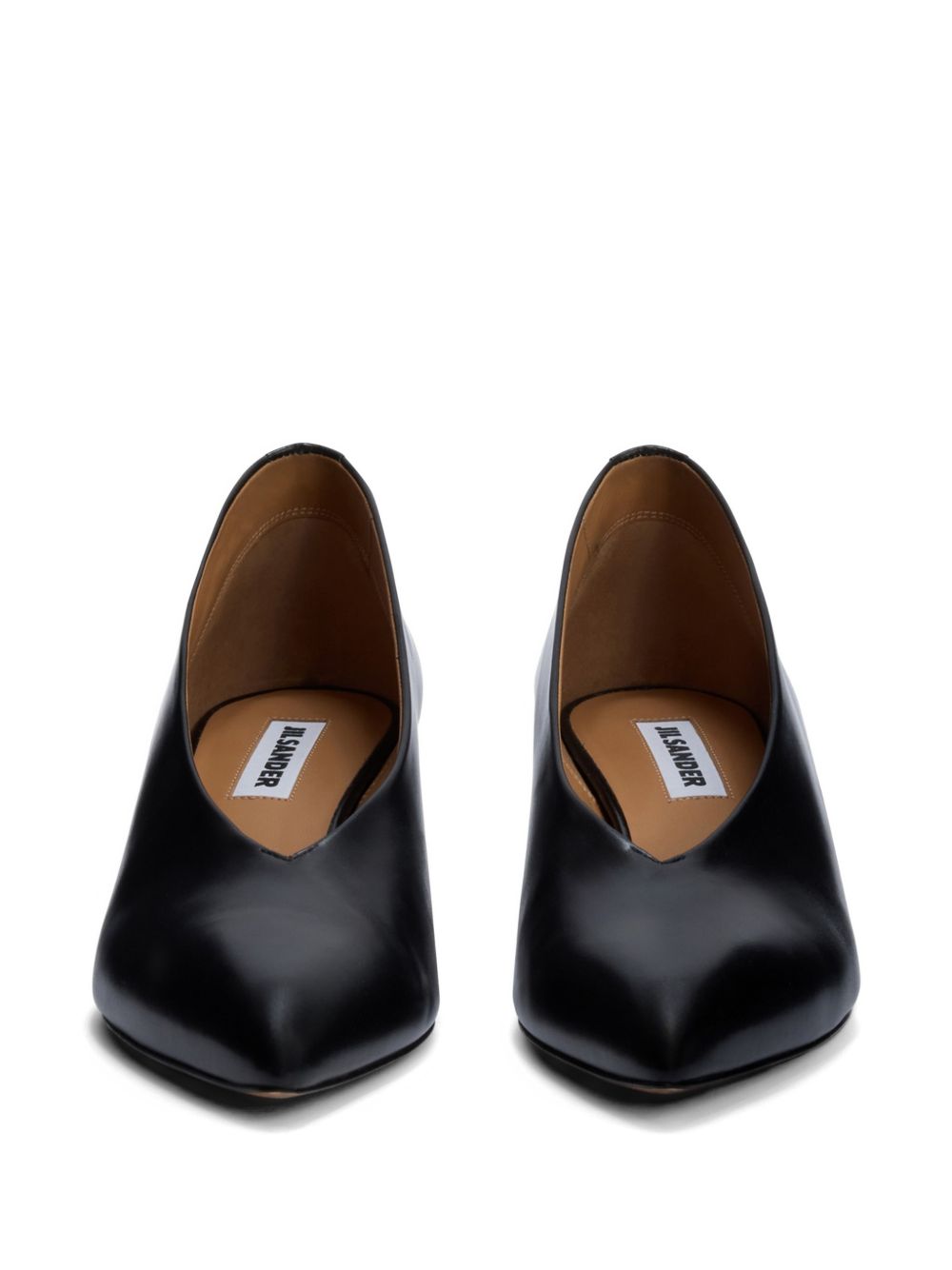 Jil Sander Women Arc Leather Pumps JIL SANDER