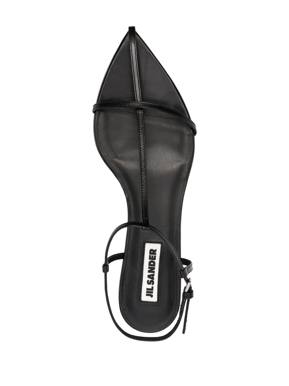 Jil Sander Women Leather Flat Sandals JIL SANDER