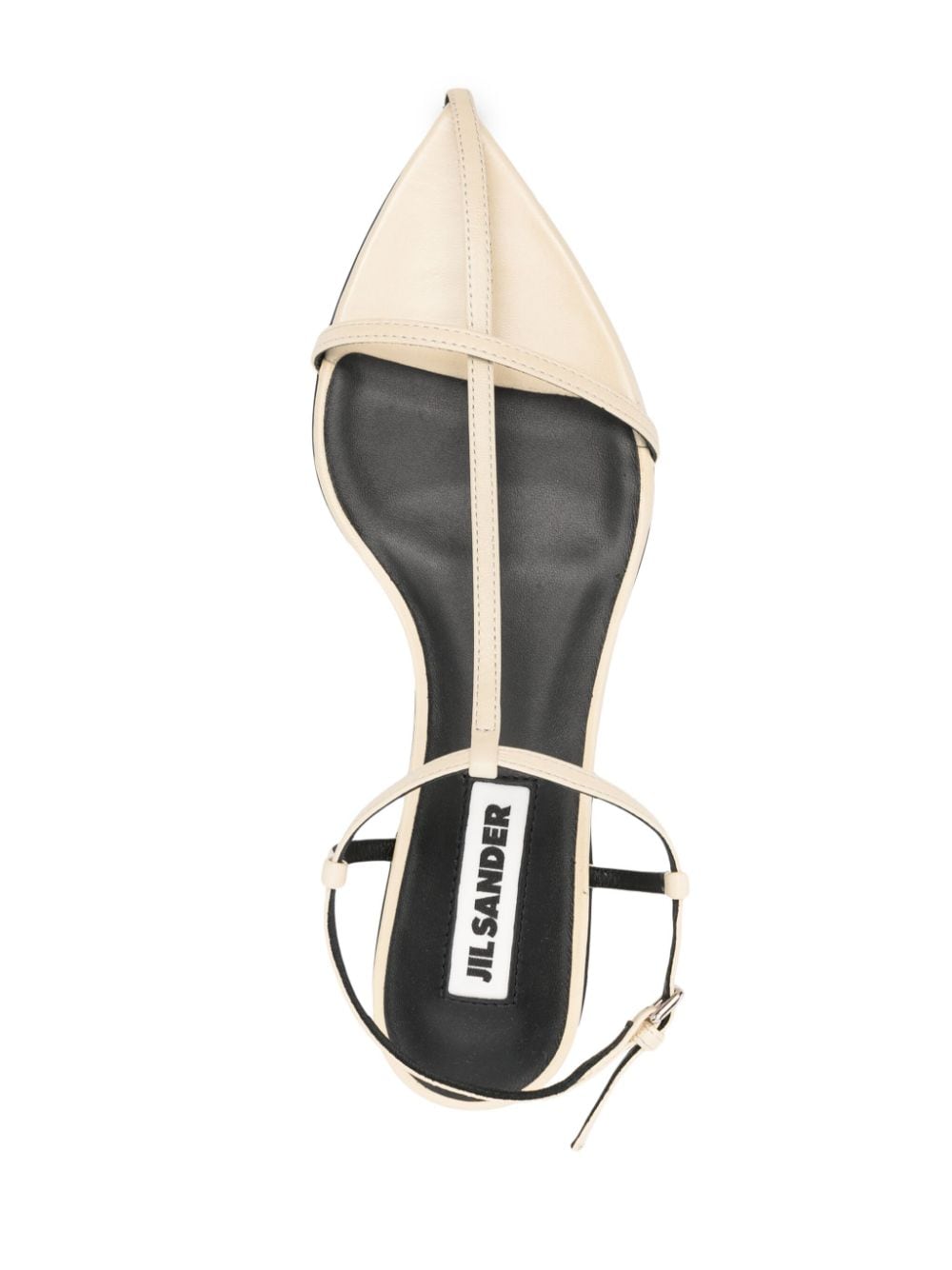 Jil Sander Women Leather Flat Sandals JIL SANDER