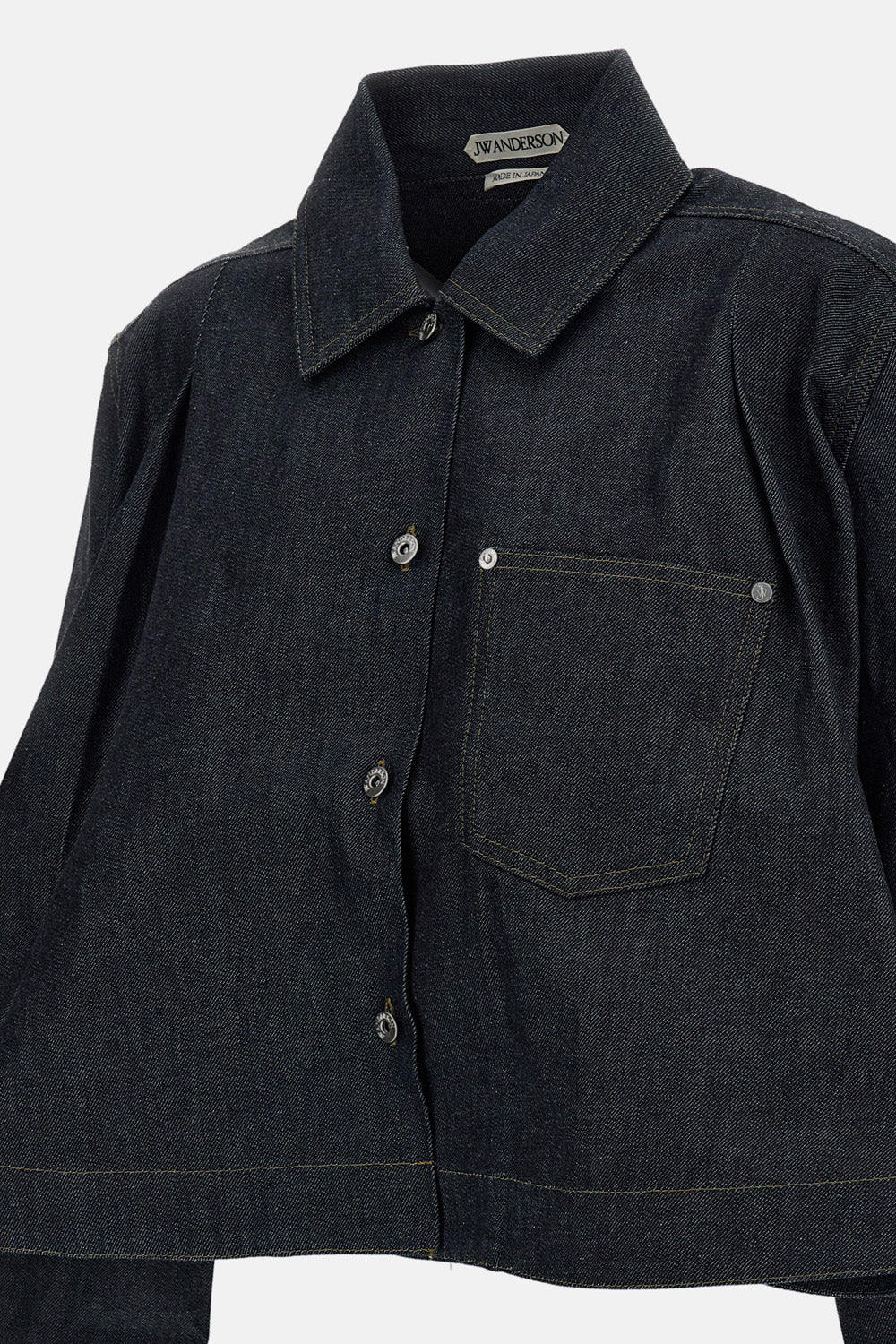Jw Anderson Women Flare Hem Denim Shirt J.W. ANDERSON
