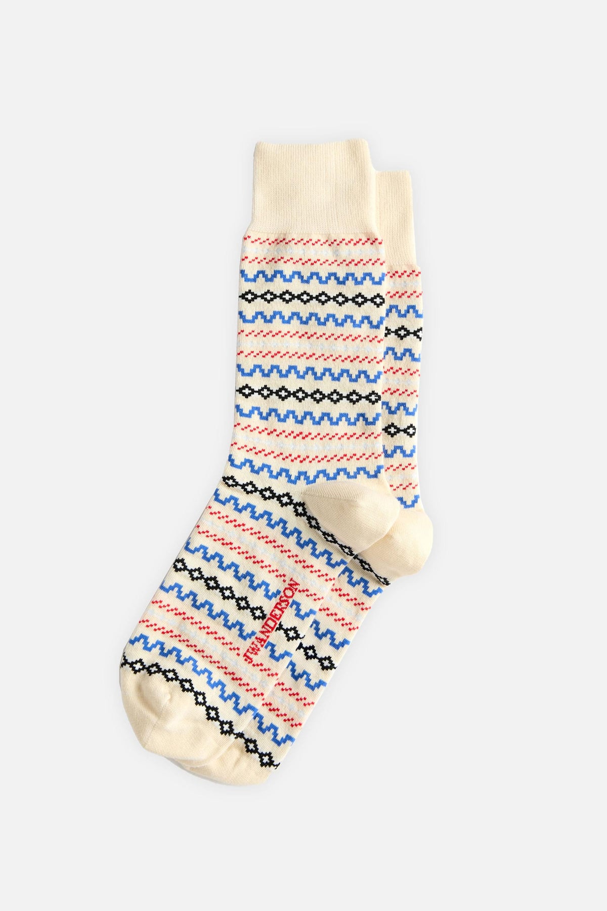 Jw Anderson Women Fair Isle Sock J.W. ANDERSON